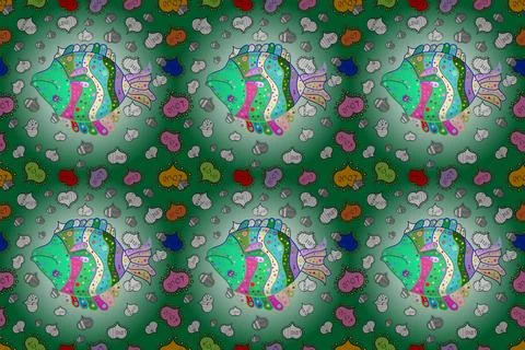 Interesting super cute abstract and nice picture Stock Illustration