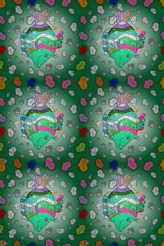 Interesting super cute abstract and nice picture Stock Illustration