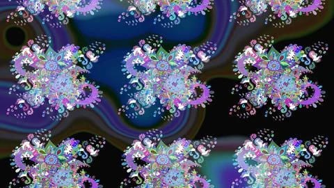 Interesting super cute abstract and nice picture Stock Illustration