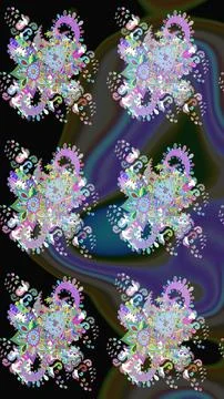 Interesting super cute abstract and nice picture Stock Illustration