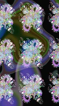 Interesting super cute abstract and nice picture Illustrazione stock