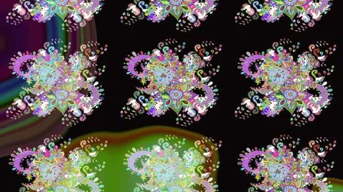 Interesting super cute abstract and nice picture Illustrazione stock