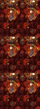 Interesting super cute abstract and nice picture Illustrazione stock