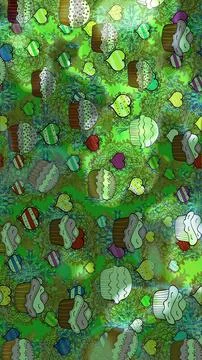Interesting super cute abstract and nice picture Stock Illustration