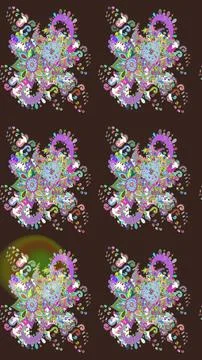 Interesting super cute abstract and nice picture Stock Illustration