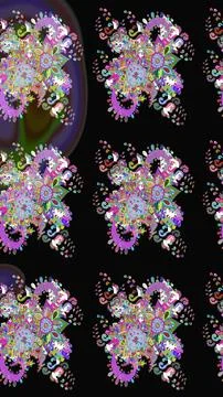 Interesting super cute abstract and nice picture Stock Illustration