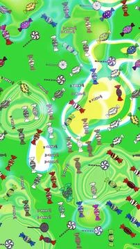 Interesting super cute abstract and nice picture Illustrazione stock