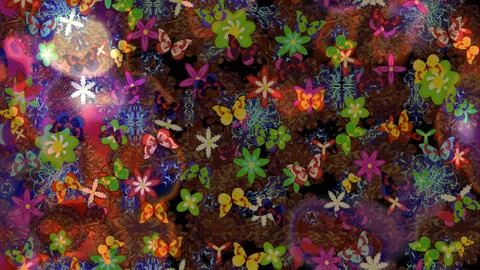 Interesting super cute abstract and nice picture Illustrazione stock