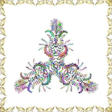 Interesting super nice abstract and cute picture Illustrazione stock