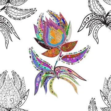 Interesting super nice abstract and cute picture Stock Illustration