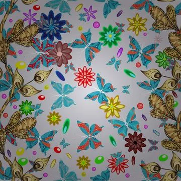 Interesting super nice abstract and cute picture Stock Illustration