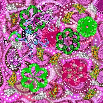 Interesting super nice abstract and cute picture Stock Illustration