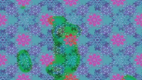 Interesting super nice abstract and cute picture Stockillustratie