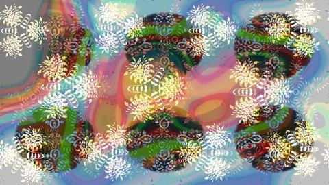 Interesting super nice abstract and cute picture Stock Illustration