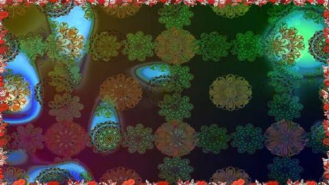 Interesting super nice abstract and cute picture Stock Illustration