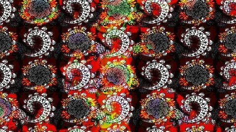 Interesting super nice abstract and cute picture Illustrazione stock