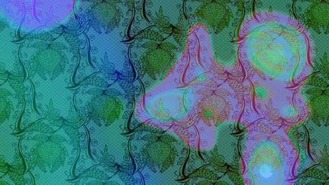 Interesting super nice abstract and cute picture Illustrazione stock