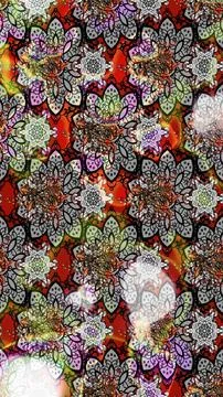 Interesting super nice abstract and cute picture Stockillustratie