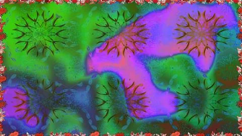 Interesting super nice abstract and cute picture Stock Illustration