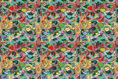 Interesting super nice abstract and cute picture Stock Illustration