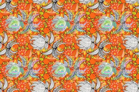 Interesting super nice abstract and cute picture 库存插图