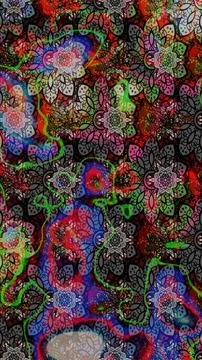 Interesting super nice abstract and cute picture Illustrazione stock