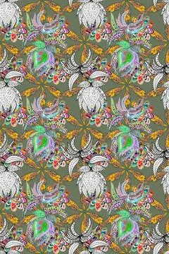 Interesting super nice abstract and cute picture Illustrazione stock