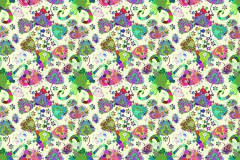 Interesting super nice abstract and cute picture Stock-Illustration