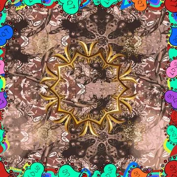Interesting super nice abstract and cute picture 库存插图