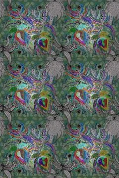 Interesting super nice abstract and cute picture イラスト素材