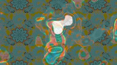 Interesting super nice abstract and cute picture 库存插图