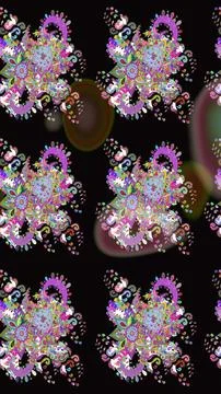 Interesting super nice abstract and cute picture Stock Illustration