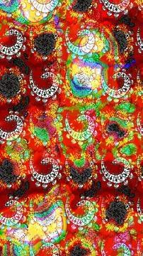 Interesting super nice abstract and cute picture Illustrazione stock
