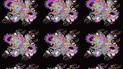 Interesting super nice abstract and cute picture Stock Illustration