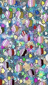 Interesting super nice abstract and cute picture Stock Illustration
