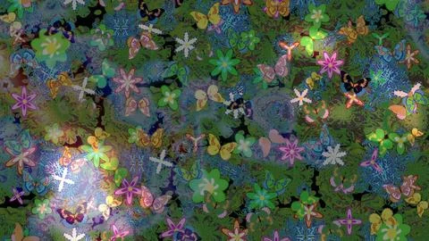 Interesting super nice abstract and cute picture Illustrazione stock