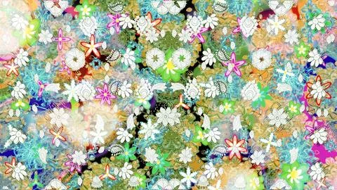 Interesting super nice abstract and cute picture Stock Illustration