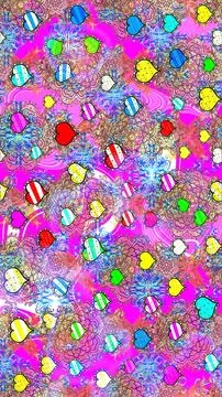 Interesting super nice abstract and cute picture Stock Illustration