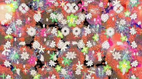 Interesting super nice abstract and cute picture Stock Illustration