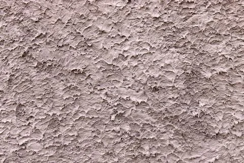 Interesting texture of putty on the wall. Foto stock