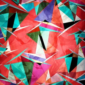 Interesting variety of geometric elements イラスト素材