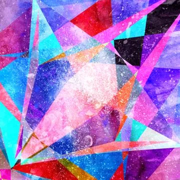 Interesting variety of geometric elements イラスト素材
