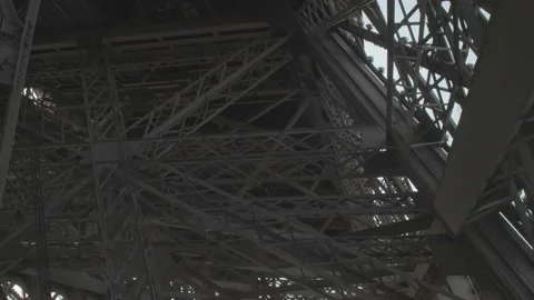 Interesting video shoot from inside the Eiffel Tower throughout the wirestock 스톡 동영상 221324292
