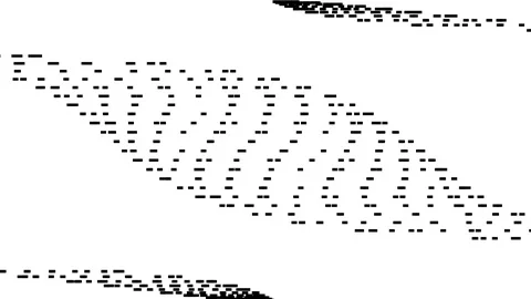 Interesting Weird Cyclic Pattern Endless Loop Stock Footage 118983182