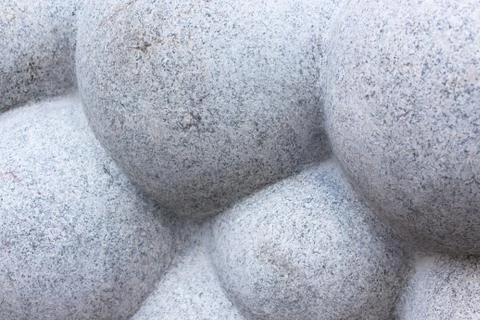 An interesting work of stone in the form of a cloud Stock Photos