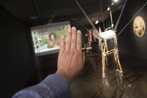  interface automation and robotics for humans and machines interface autom... Stock Photos