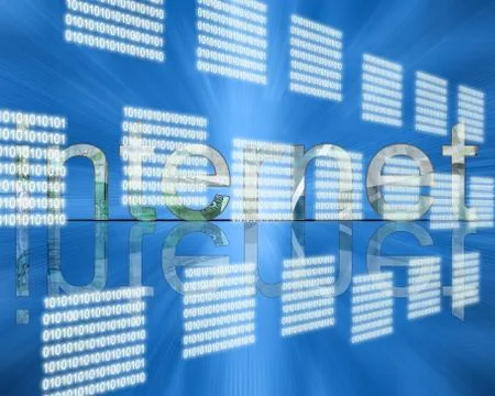 Interface binary code Stock Illustration