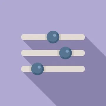 Interface buttons icon flat vector. Window frame Stock Illustration