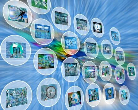 Interface of circles イラスト素材