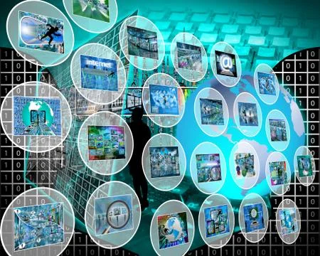 Interface of circles イラスト素材